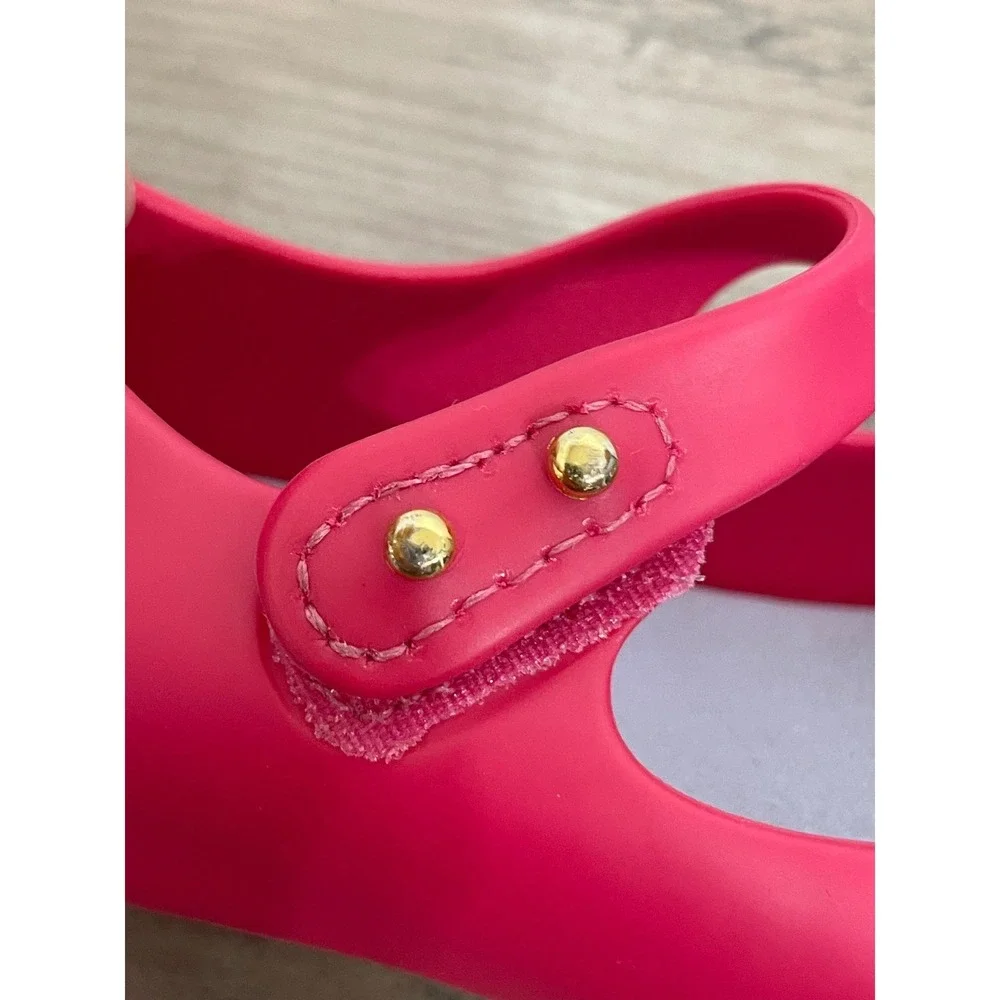 Mini Melissa Ultragirl Mary Jane Jelly Shoes Pink  Toddler sz‎ 7